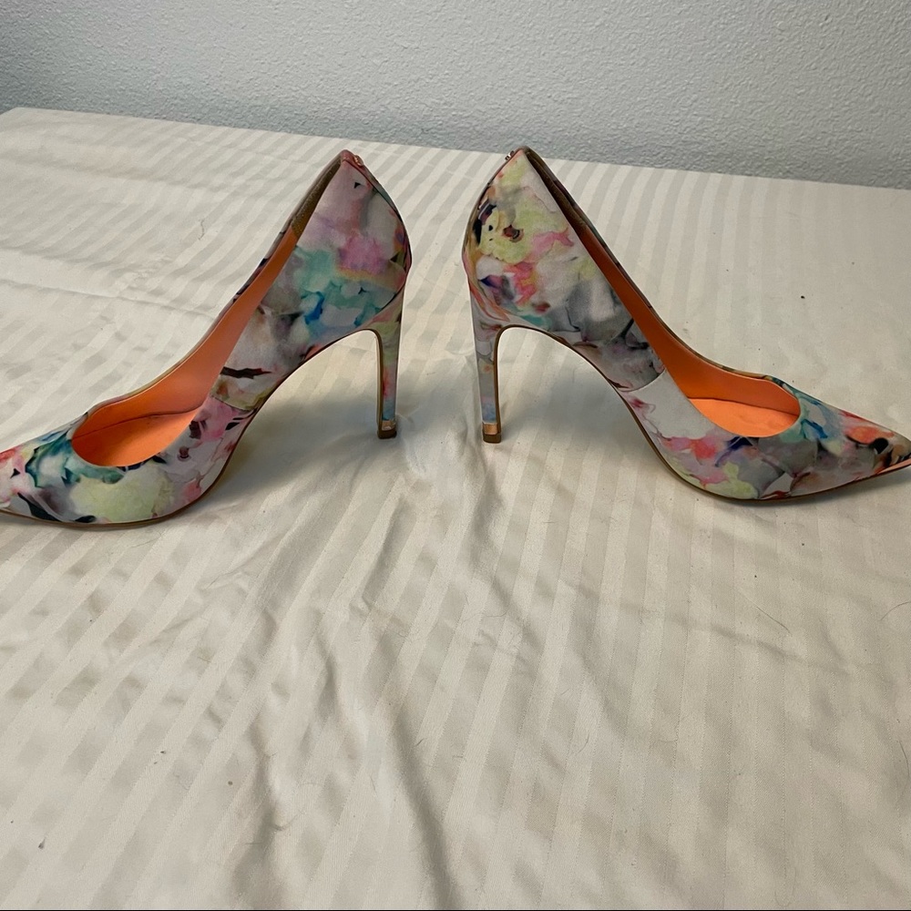 Ted Baker London Multicolor Floral Heels - Picture 3 of 15